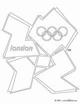 Olympic Coloring Games Logo Pages London Color Print Hellokids Printable sketch template