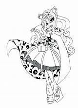 Coloring Wolf Monster High Pages Clawdeen Getcolorings Getdrawings sketch template