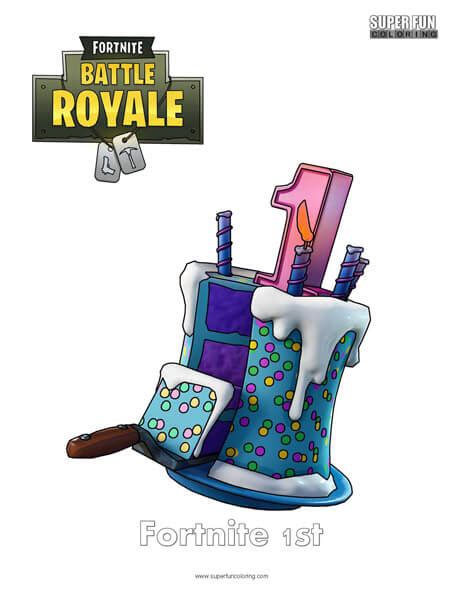 fortnite items super fun coloring