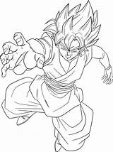 Coloring Goku Pages Rose Popular sketch template