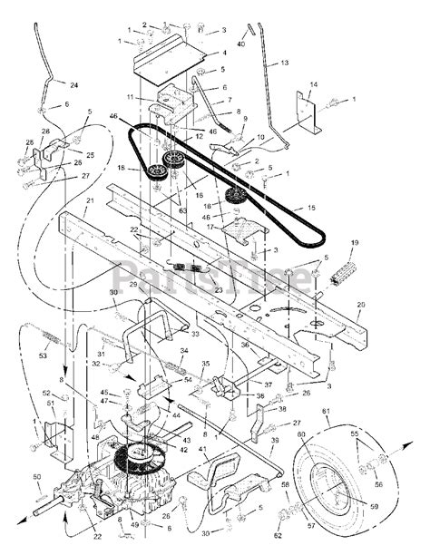 scotts xa scotts  lawn tractor  motion drive parts lookup  diagrams