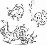 Pesciolini Pesciolino Pesce Pesci Stampare sketch template