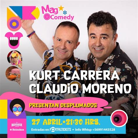 Kurt Carrera Y Claudio Moreno Presentan Desplumados En Magbar ChillÁn