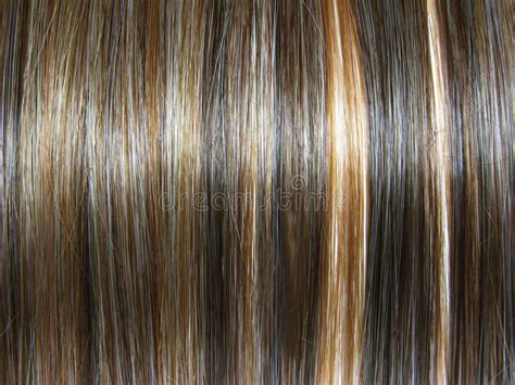 Dark Highlight Hair Texture Background Stock Image Image