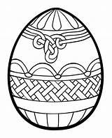 Easter Coloring Pages Egg Celtic Colouring sketch template