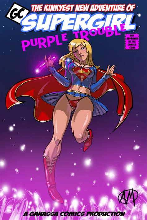 Supergirl Purple Trouble Cover By Ganassa Hentai Foundry