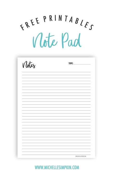 printable    note pad printable   notes create