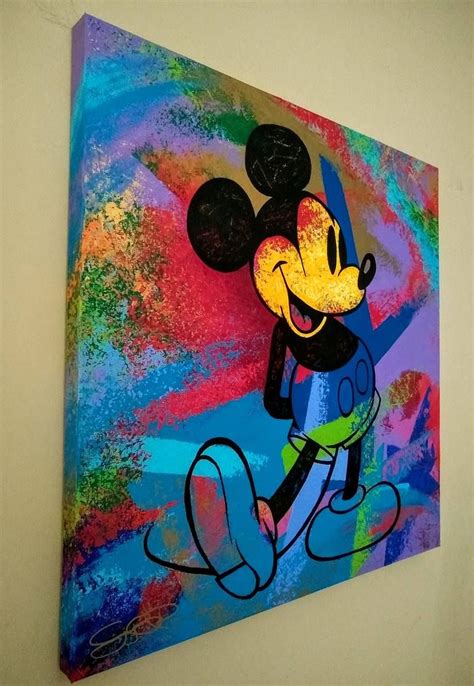 mickey mouse painting painting mouse paint art