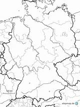 Deutschland Landkarte Deutschlandkarte Zum Stepmap Umriss Anmalen sketch template