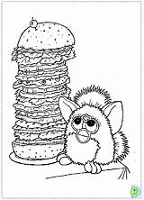 Coloring Furby Pages Dinokids Furbie Comments Close sketch template
