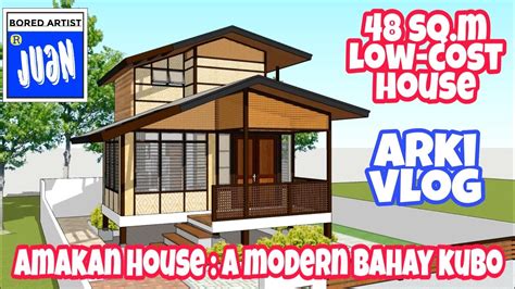 amakan house modern bahay kubo design  floor plan kubo bahay designintecom