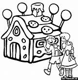 Hansel Gretel Coloring Drawing Pages Getdrawings Gif sketch template