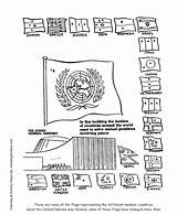 Nations United Un Coloring Pages Flags Assembly Sheets Activity General Organization Usa Print Building Honkingdonkey Go Next Peace Seal Buildings sketch template