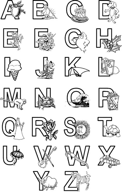 abc coloring pages  printable coloring home