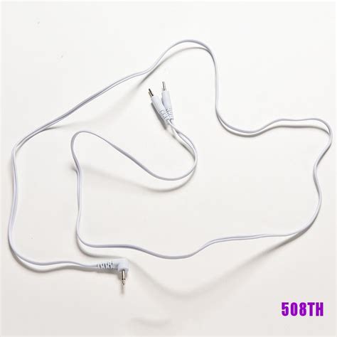 [cod]electrotherapy Electrode Lead Wires Cable For Tens Massager 2 5mm