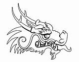 Dragon Head Chinese Coloring Pages Drawing Red Colouring Book China Dragones Chino Para Colorear Dibujo Dibujos Coloringcrew Print Template Year sketch template