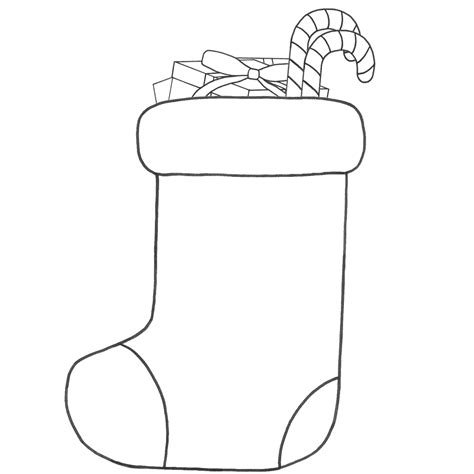 christmas stocking coloring pages coloring pages pictures