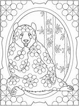 Coloring Dover Pages Panda Publications Colouring Doverpublications Coloriage Adults Bear Welcome Kids Printable Books Adult Book Pandas Go Wild Color sketch template
