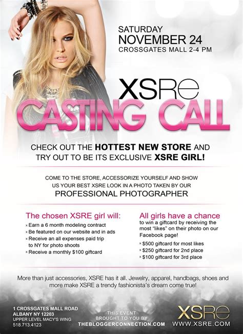 open casting call for the xsre girl in crossgates albany