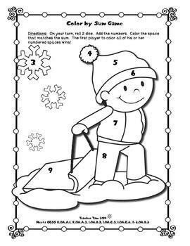 winter coloring pages math winter theme preschool winter