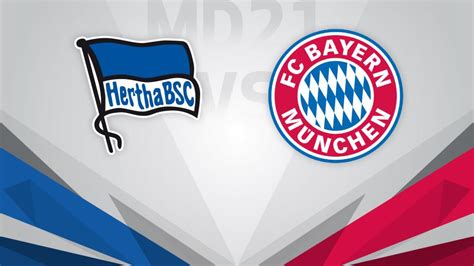 hertha berlin vs fc bayern münchen matchday 21 match preview