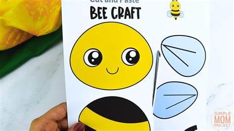 printable bee craft template printable world holiday