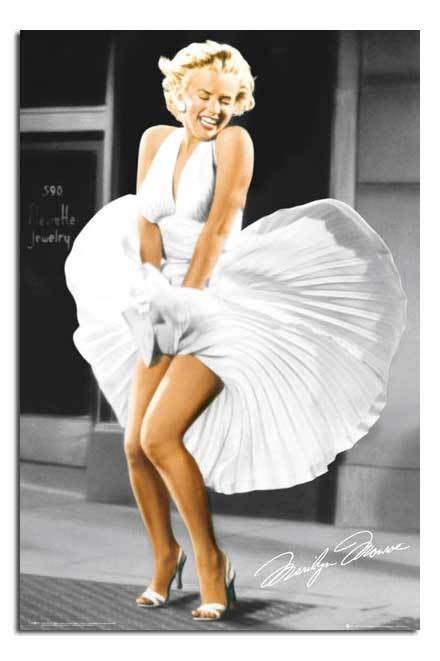 Marilyn Monroe In Her Famous Dress From The 7 Year Itch