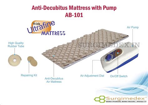 anti decubitus air mattress  hospital  home  india surgimedexin