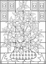 Coloring Pages Flower Dover Doverpublications sketch template