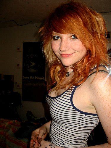 beautiful ginger in stripes porn pic eporner