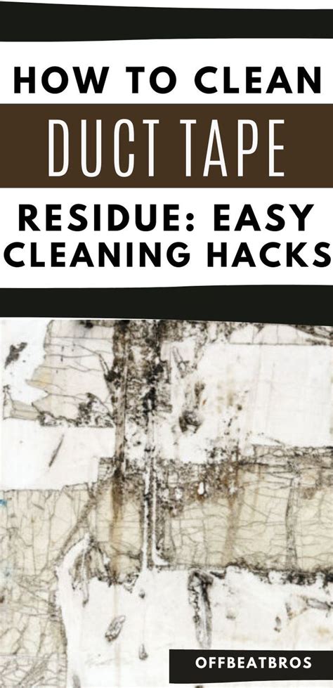 remove duct tape residue  easy cleaning hacks easy cleaning