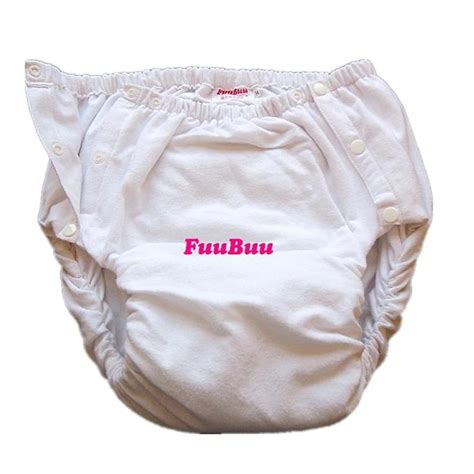 free shipping fuubuu2042 white xl adult diaper incontinence pants
