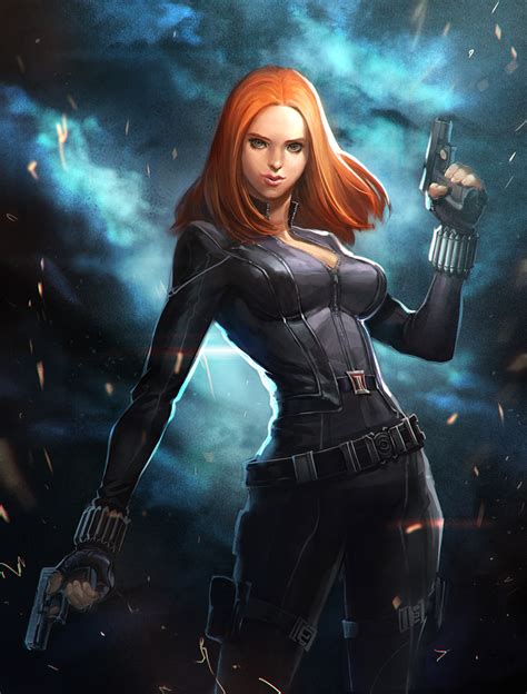 Black Widow The Winter Soldier By Gopye On Deviantart