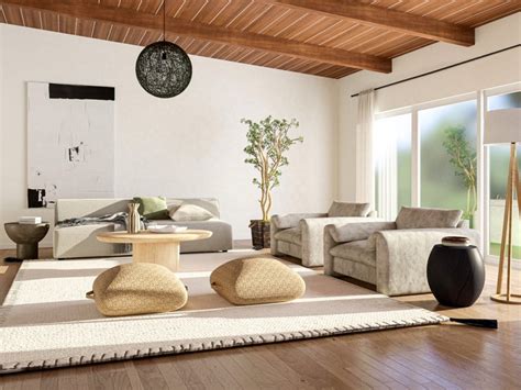artistic minimalist  functional japandi living room decor jordlinghome
