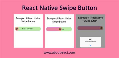 swipe button  react native  android  ios