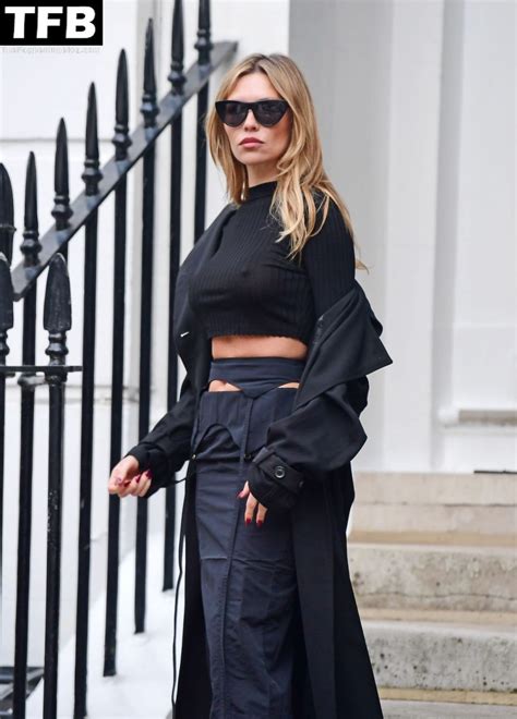 Abbey Clancy Is Seen Braless In London 48 Photos Thefappening