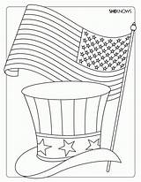 Coloring Patriotic Pages July 4th Hat Fourth Kids Color Crafts Printable Popular Flag Choose Board Sheknows sketch template