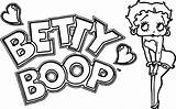Betty Boop Logo Coloring Wecoloringpage Clipground sketch template