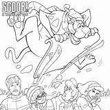 Scooby Doo Skating Scoob Onlinecoloringpages Colorear sketch template