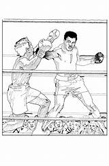 Boxing Boxen Kategorien ähnliche sketch template