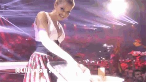 eurovision 2014 poland cause a stir with sexy milkmaid
