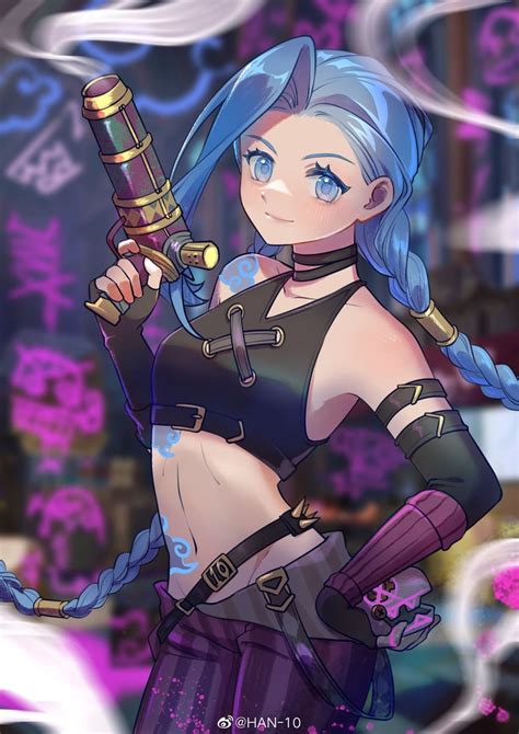 Jinx And Arcane Jinx League Of Legends And 1 More Drawn By Han 10