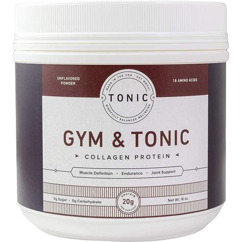 tonic gym tonic protein unflavored oz walmartcom walmartcom