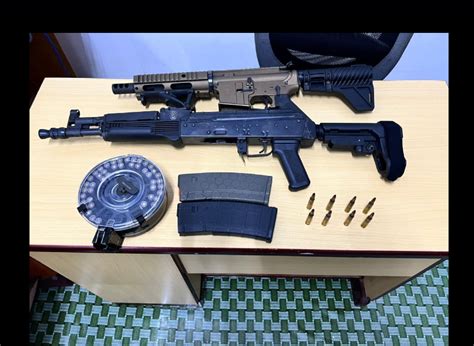 man drops haversack  high powered weapons   cops guyana standard