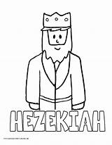 Hezekiah Christianity Sundayschoolist2 sketch template