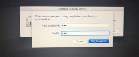 set  firmware password   mac hackers choice