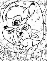 Figurer Bambi Fargelegge Fargeleggingsark Tegninger sketch template