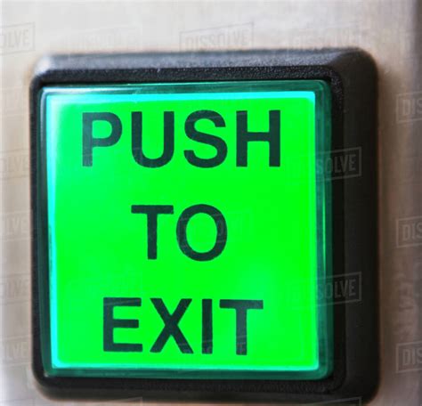 close   push  exit button stock photo dissolve