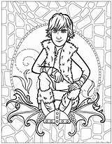 Hiccup Dragon sketch template