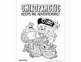 Chiropractic Coloring Sheets Kids Anatomy Choose Board Fun Adjustment Book Activity Doodle sketch template